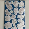 dark blue stickers Сhildish stickers