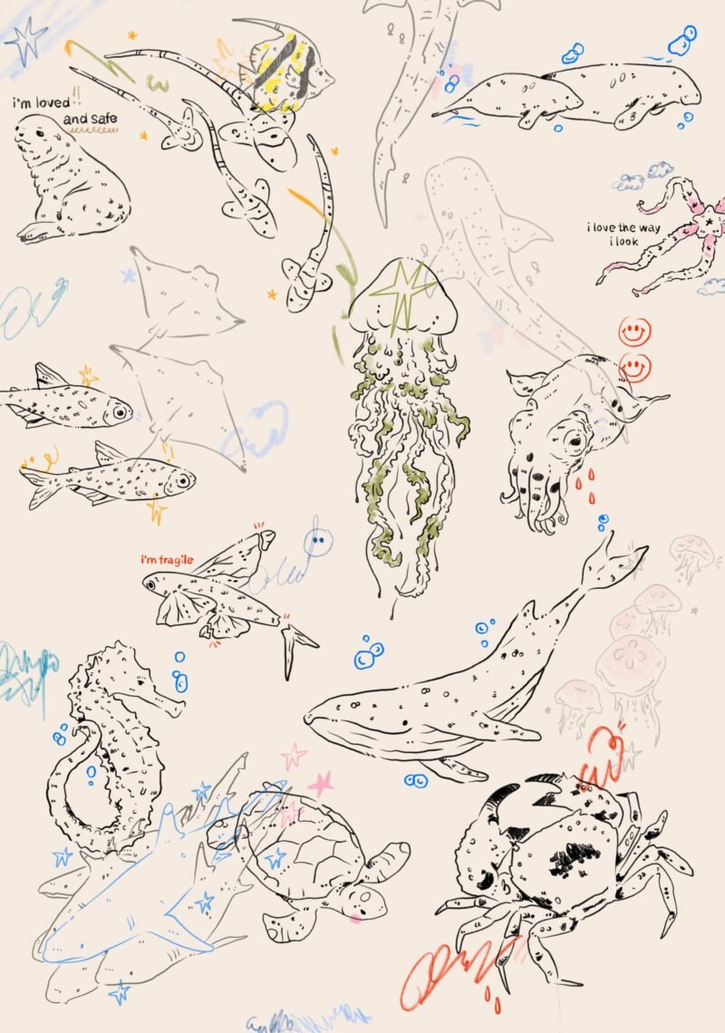 Marine life Wall poster