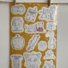 orange stickers Сhildish stickers