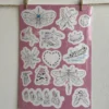 pink stickers Сhildish stickers