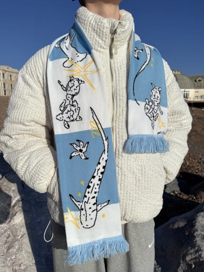 Shark scarf
