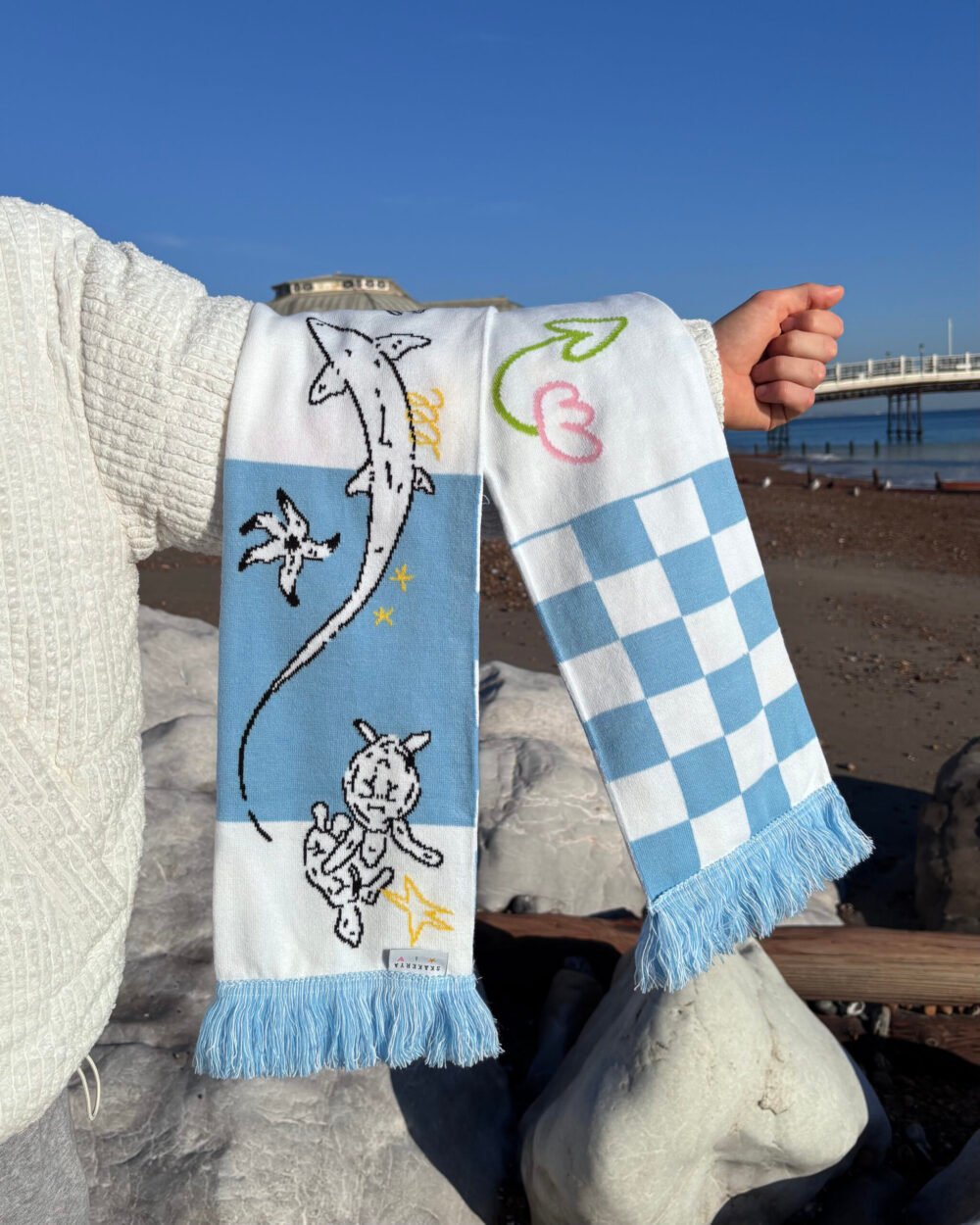 Shark scarf